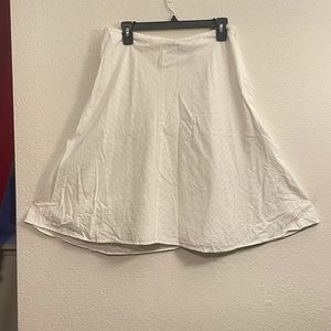 Liz Claiborne Axcess white a-line skirt
